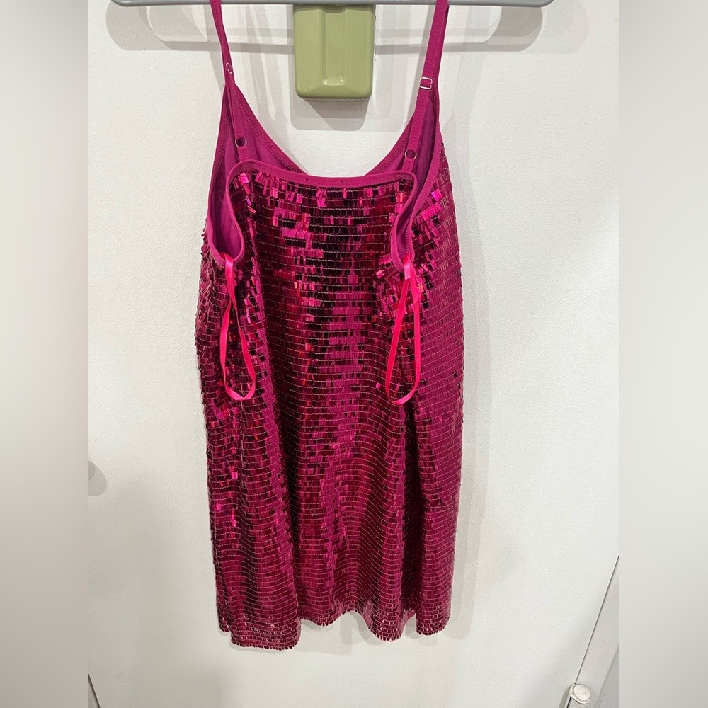 Pink sparkle dress from FasionNova